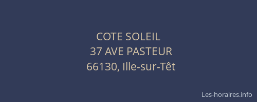 COTE SOLEIL