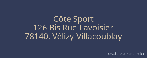 Côte Sport