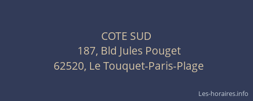 COTE SUD