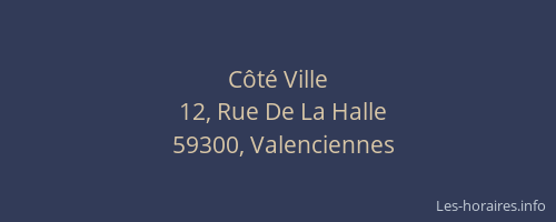 Côté Ville