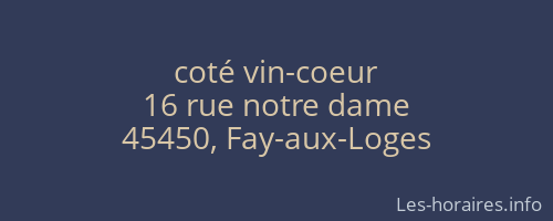 coté vin-coeur