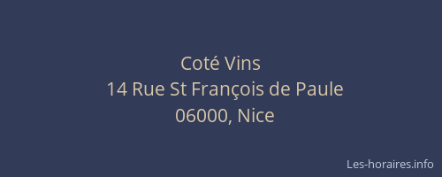 Coté Vins