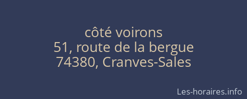 côté voirons