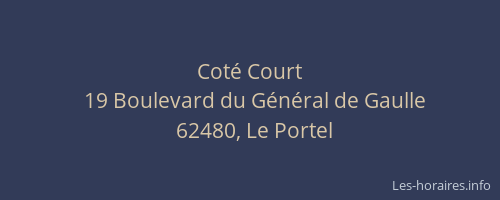 Cot&eacute; Court
