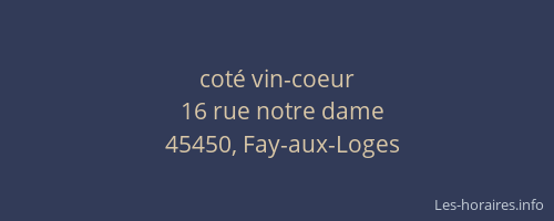 cot&eacute; vin-coeur