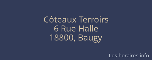 Côteaux Terroirs