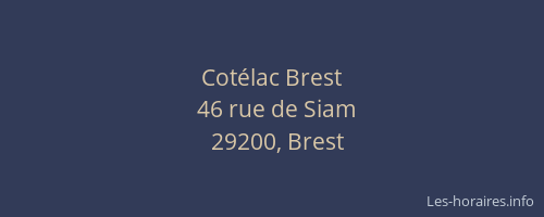 Cotélac Brest