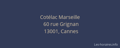 Cotélac Marseille