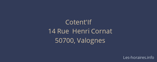 Cotent'If