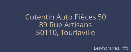 Cotentin Auto Pièces 50