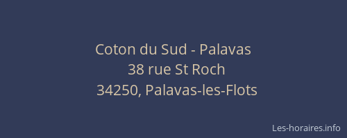 Coton du Sud - Palavas