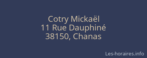 Cotry Mickaël