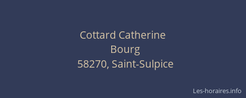 Cottard Catherine