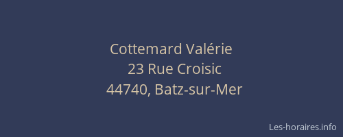 Cottemard Valérie