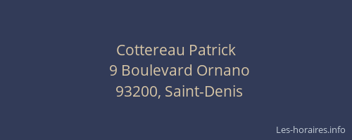 Cottereau Patrick