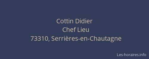 Cottin Didier