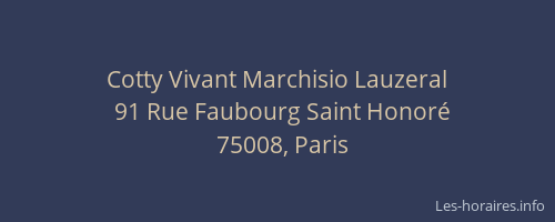 Cotty Vivant Marchisio Lauzeral