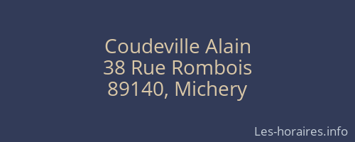 Coudeville Alain