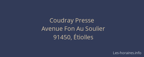 Coudray Presse