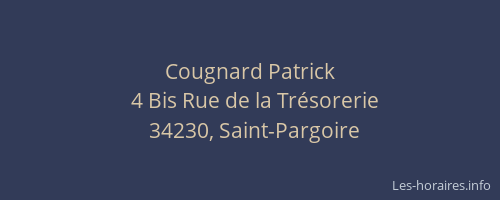 Cougnard Patrick