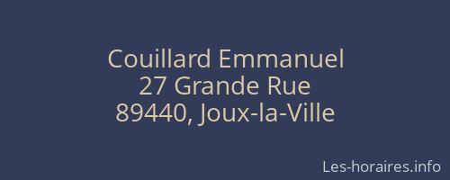 Couillard Emmanuel
