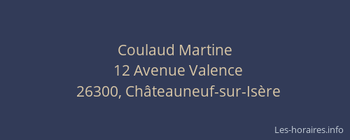 Coulaud Martine