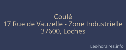 Coulé