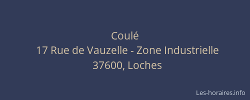 Coul&eacute;