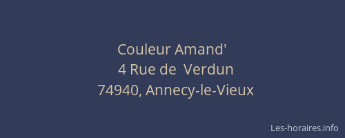 Couleur Amand'