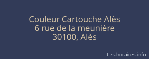 Couleur Cartouche Alès
