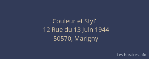 Couleur et Styl'