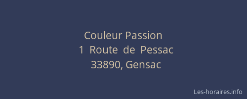 Couleur Passion