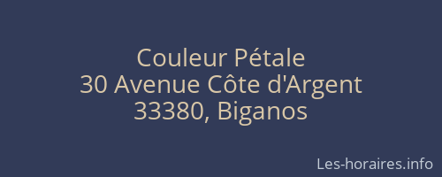 Couleur Pétale