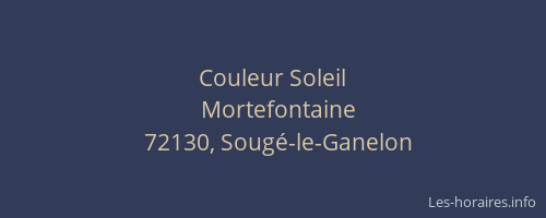 Couleur Soleil