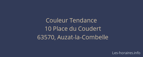 Couleur Tendance