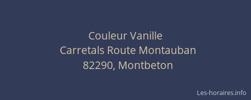 Couleur Vanille