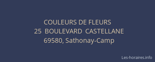 COULEURS DE FLEURS