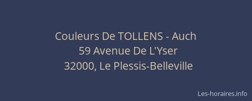 Couleurs De TOLLENS - Auch