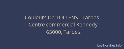 Couleurs De TOLLENS - Tarbes