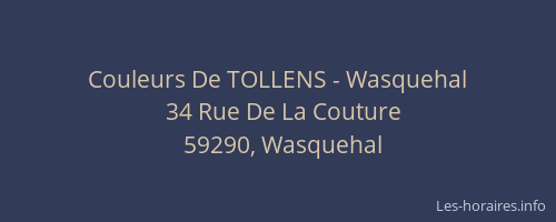 Couleurs De TOLLENS - Wasquehal