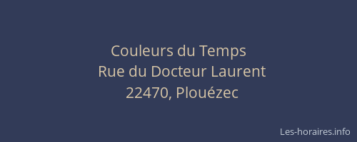 Couleurs du Temps