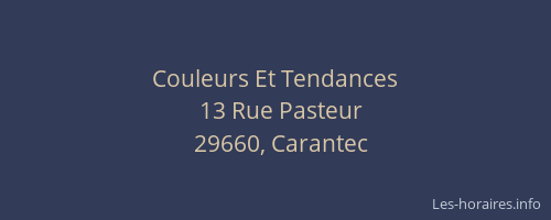 Couleurs Et Tendances