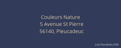 Couleurs Nature