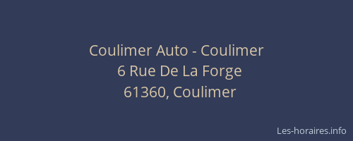 Coulimer Auto - Coulimer
