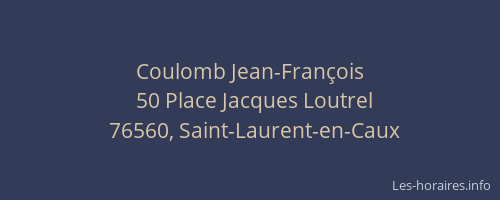 Coulomb Jean-François