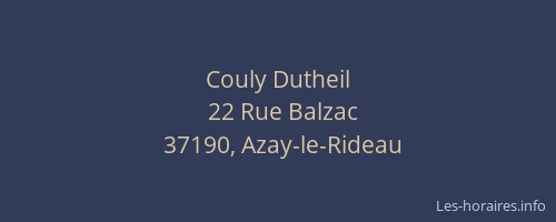 Couly Dutheil