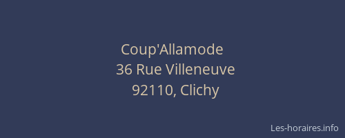 Coup'Allamode