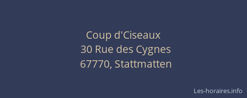 Coup d'Ciseaux