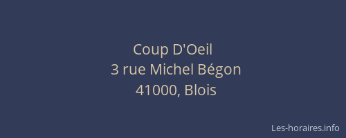 Coup D'Oeil