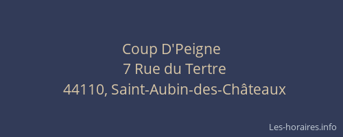 Coup D'Peigne